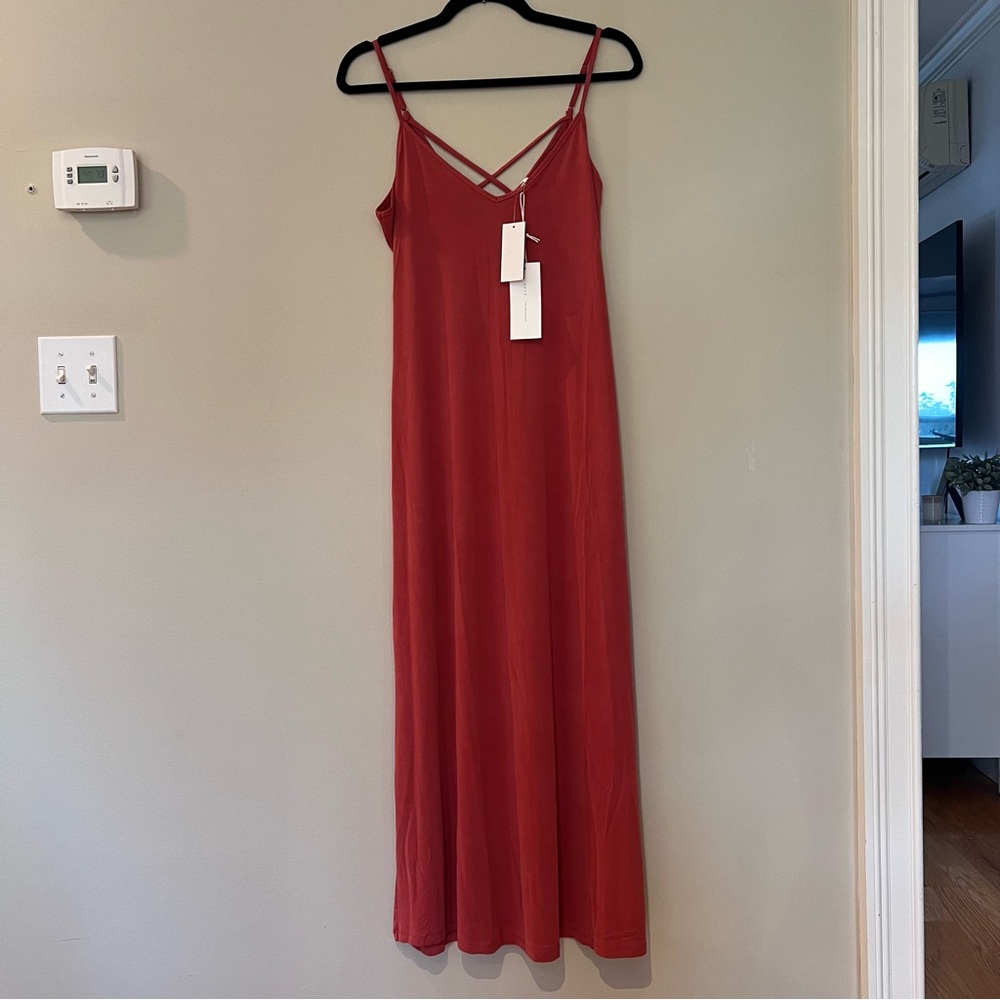 Lush Red Maxi Dress NWT - Picture 2 of 8